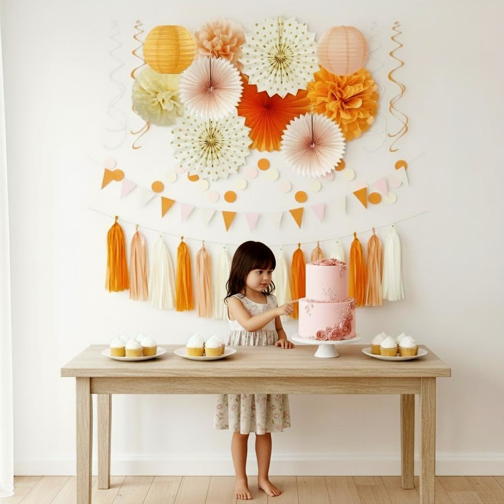 Fall Boho Party Decorations Set