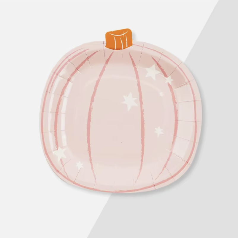 Pumpkin Paper Plates