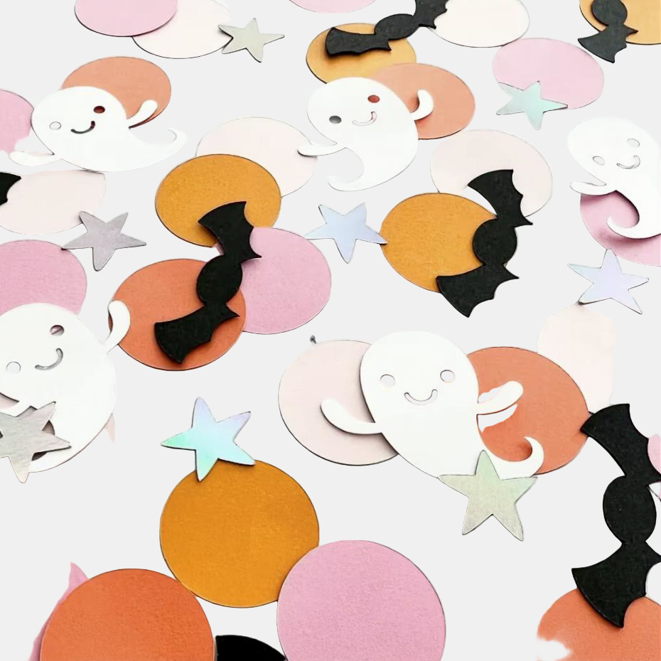 Halloween Ghost & Bat Confetti