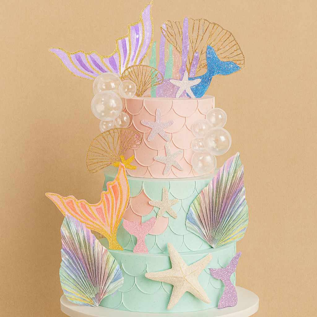 Mermaid Cake Toppers
