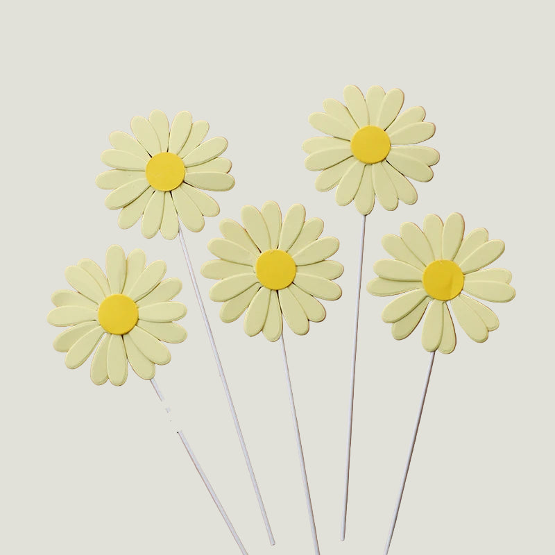 Colorful Flower Cake Toppers