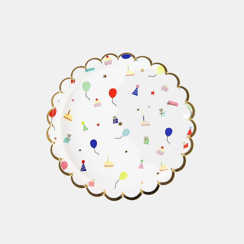 Cartoon Party Paper Plates