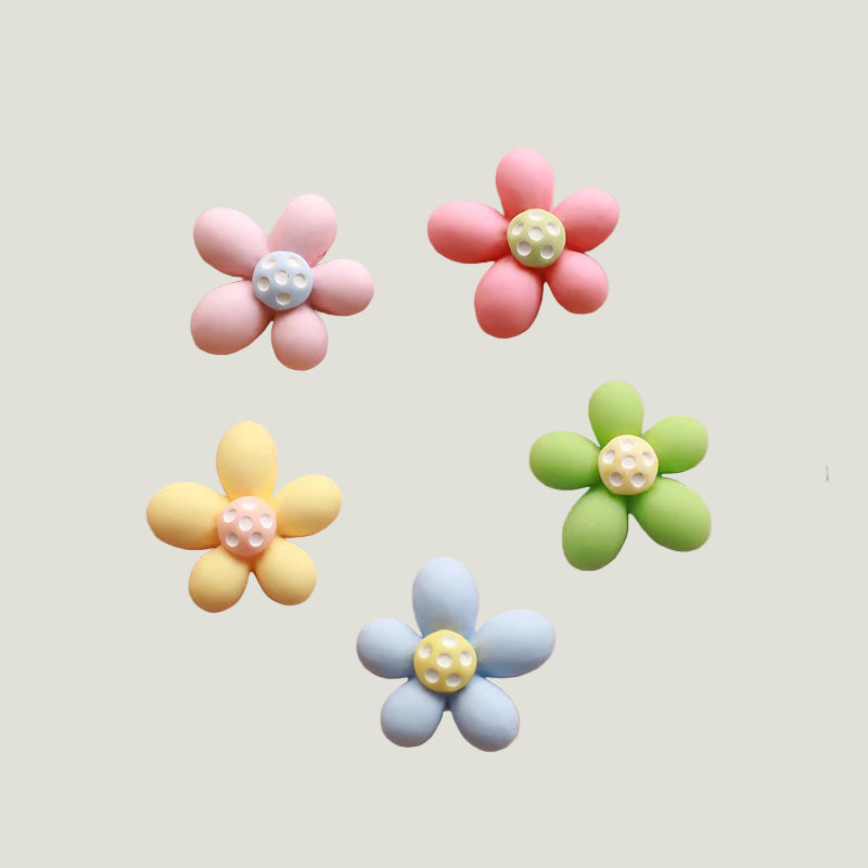 Colorful Flower Cake Toppers