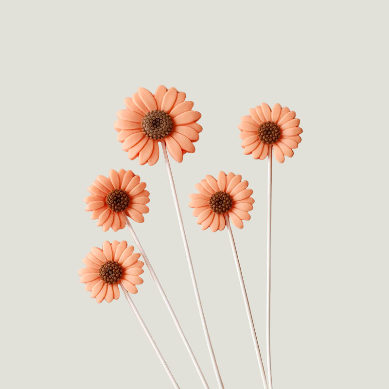 Colorful Flower Cake Toppers