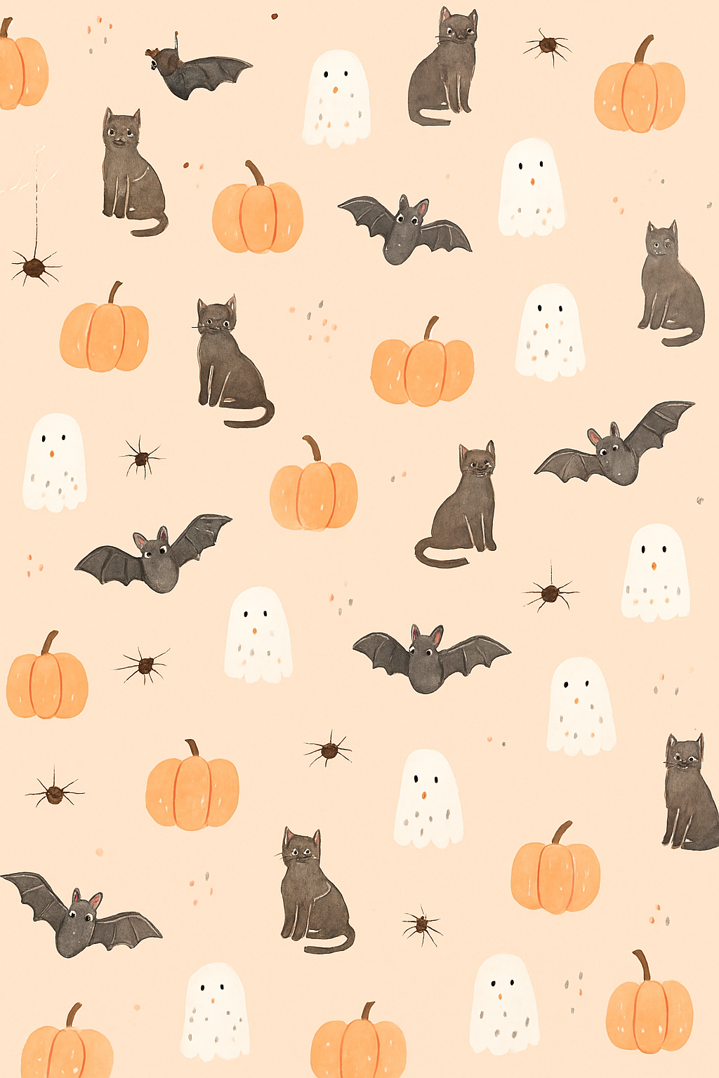 Pastel Halloween Party Plates