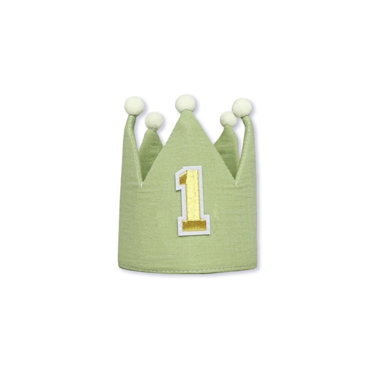 Handmade 1st Birthday Crown Hat
