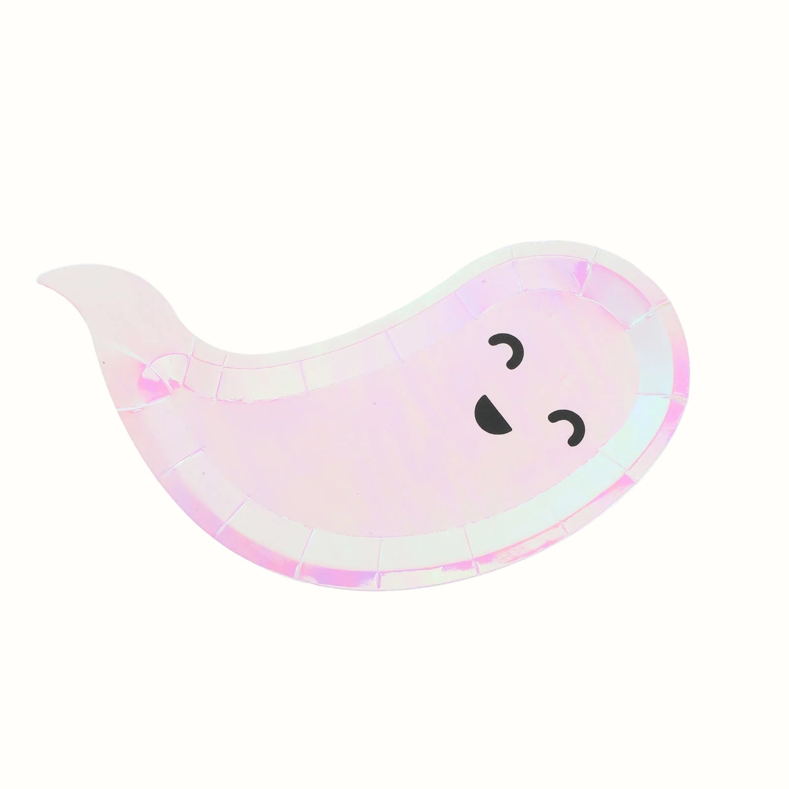 8pcs Ghost Shaped Paper Plates