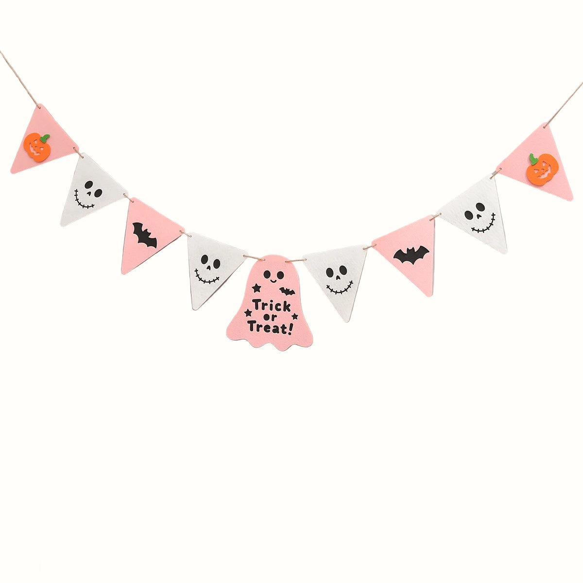 Pink Ghost Flag Banner