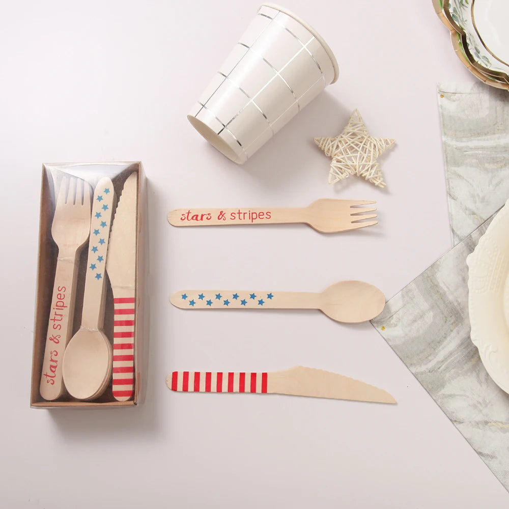 Wooden Cutlery Set
