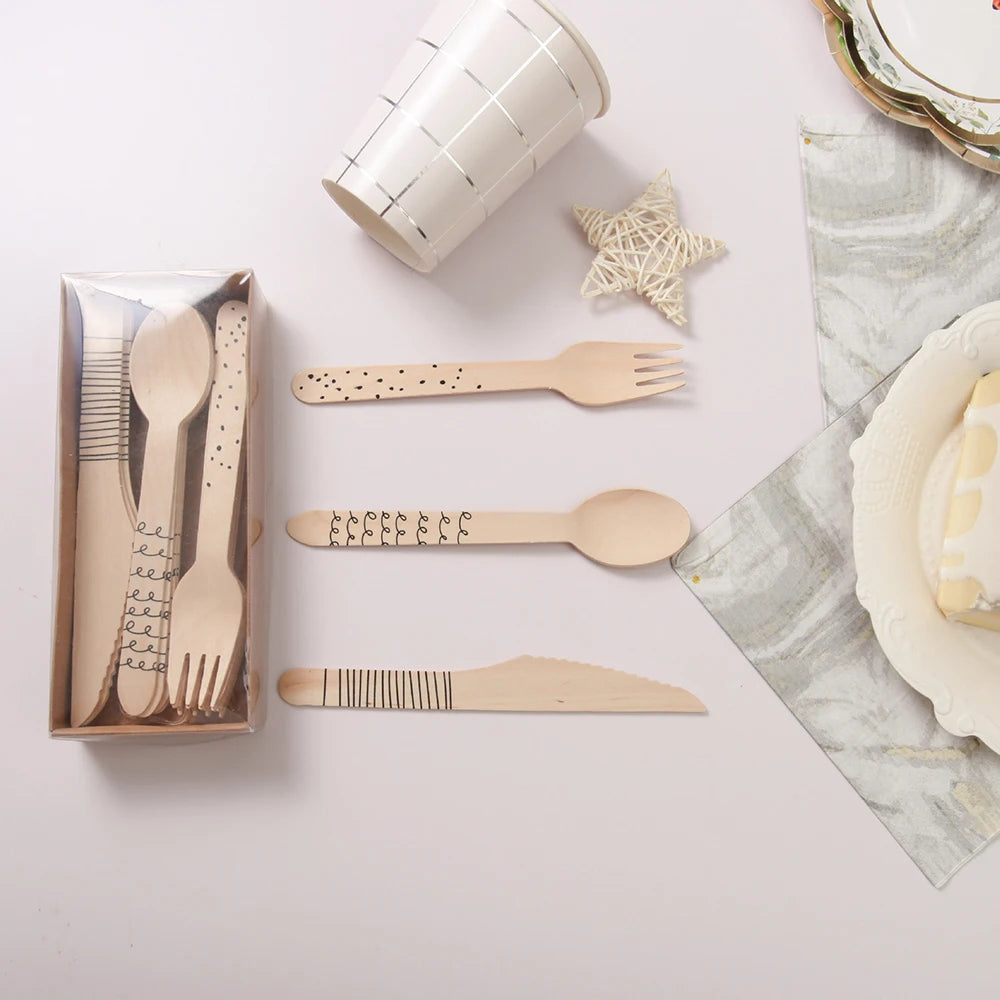 Wooden Cutlery Set