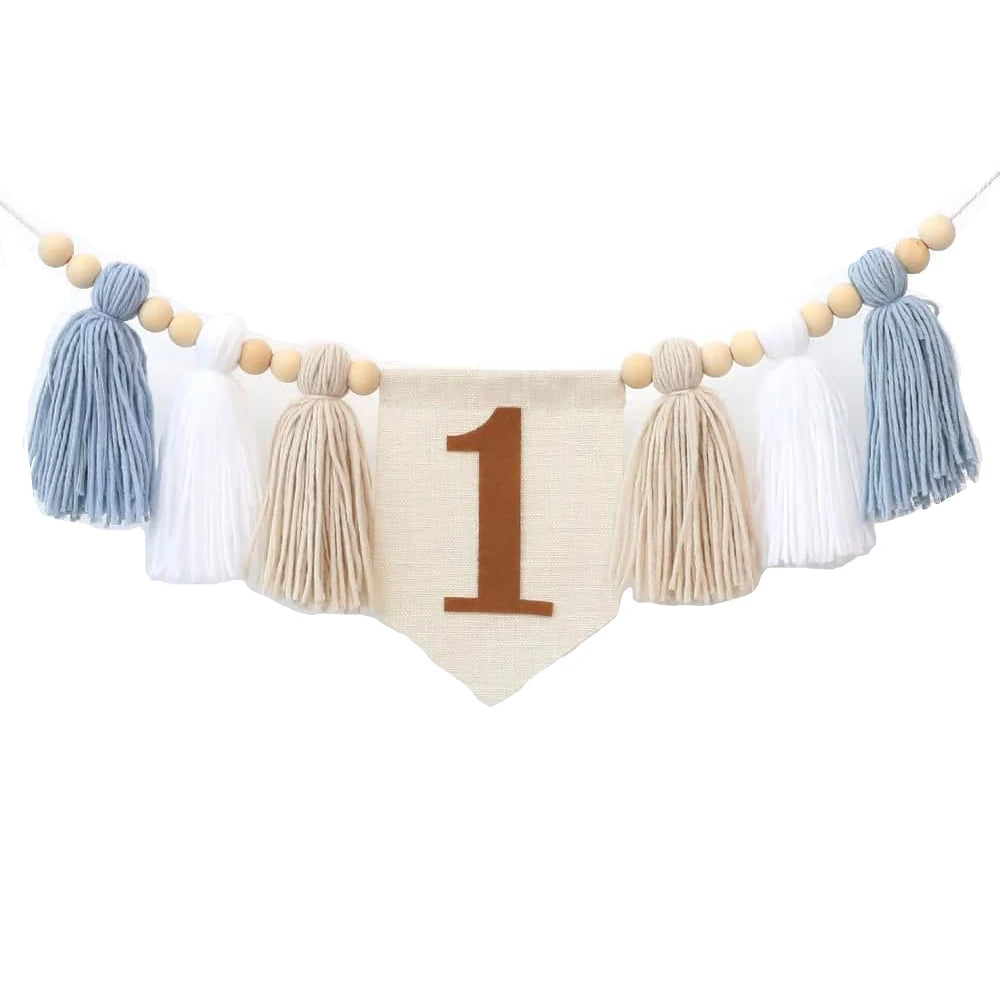 1st Bday High Chair Banner