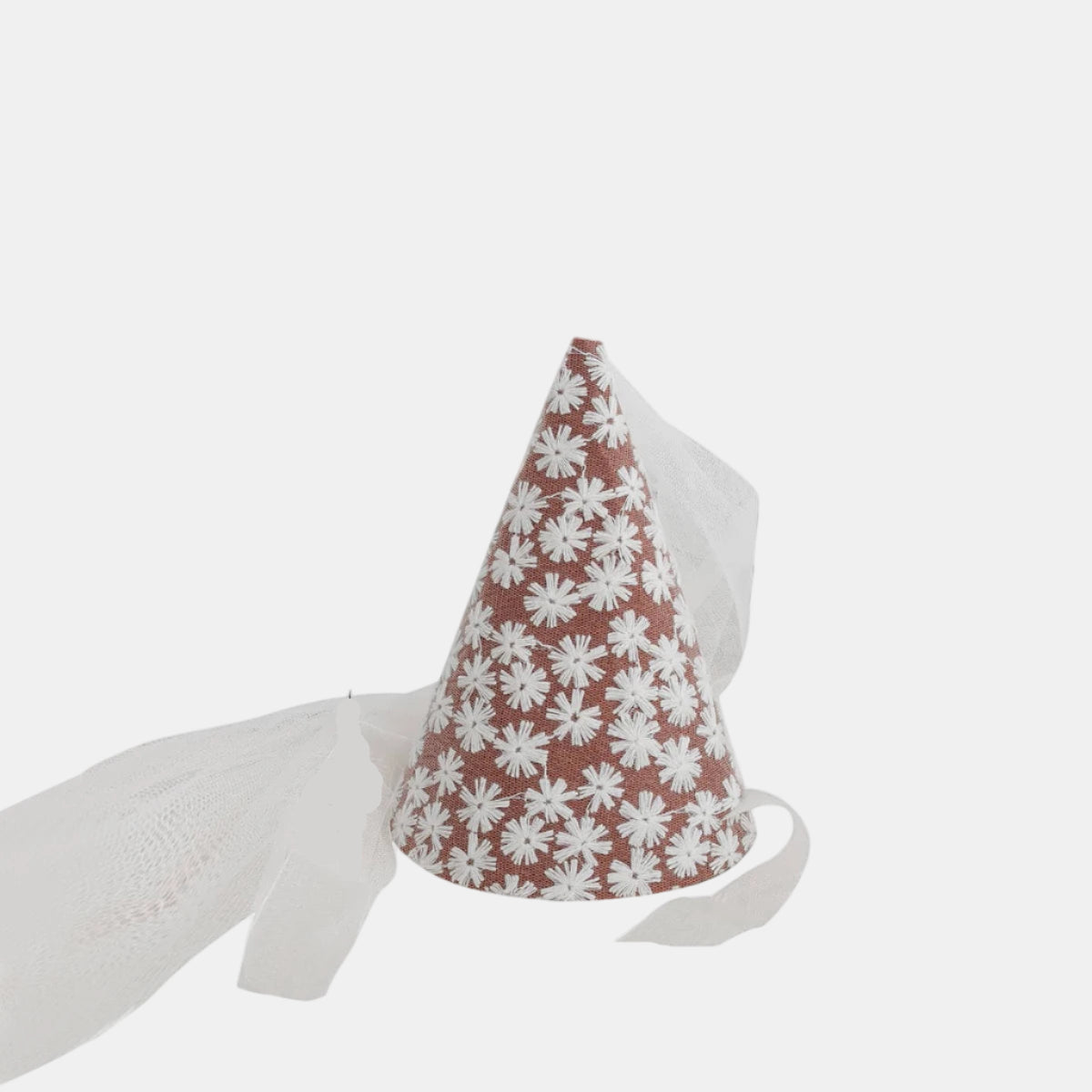 Embroidered Veil Birthday Hat