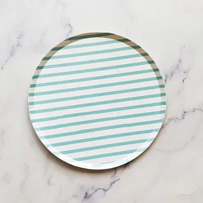 Striped Paper Plates