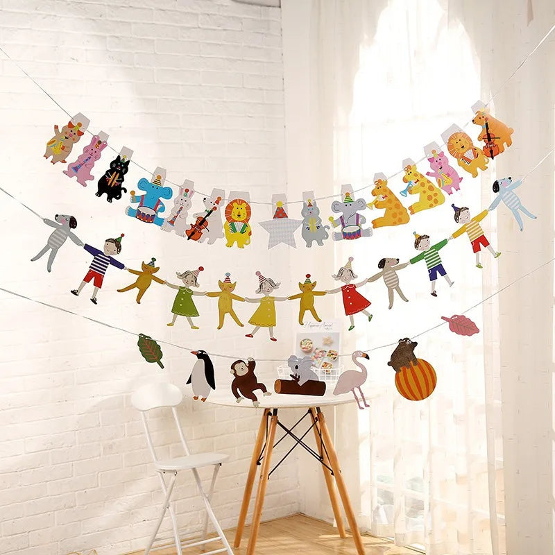 Cute Cartoon Animal Banner