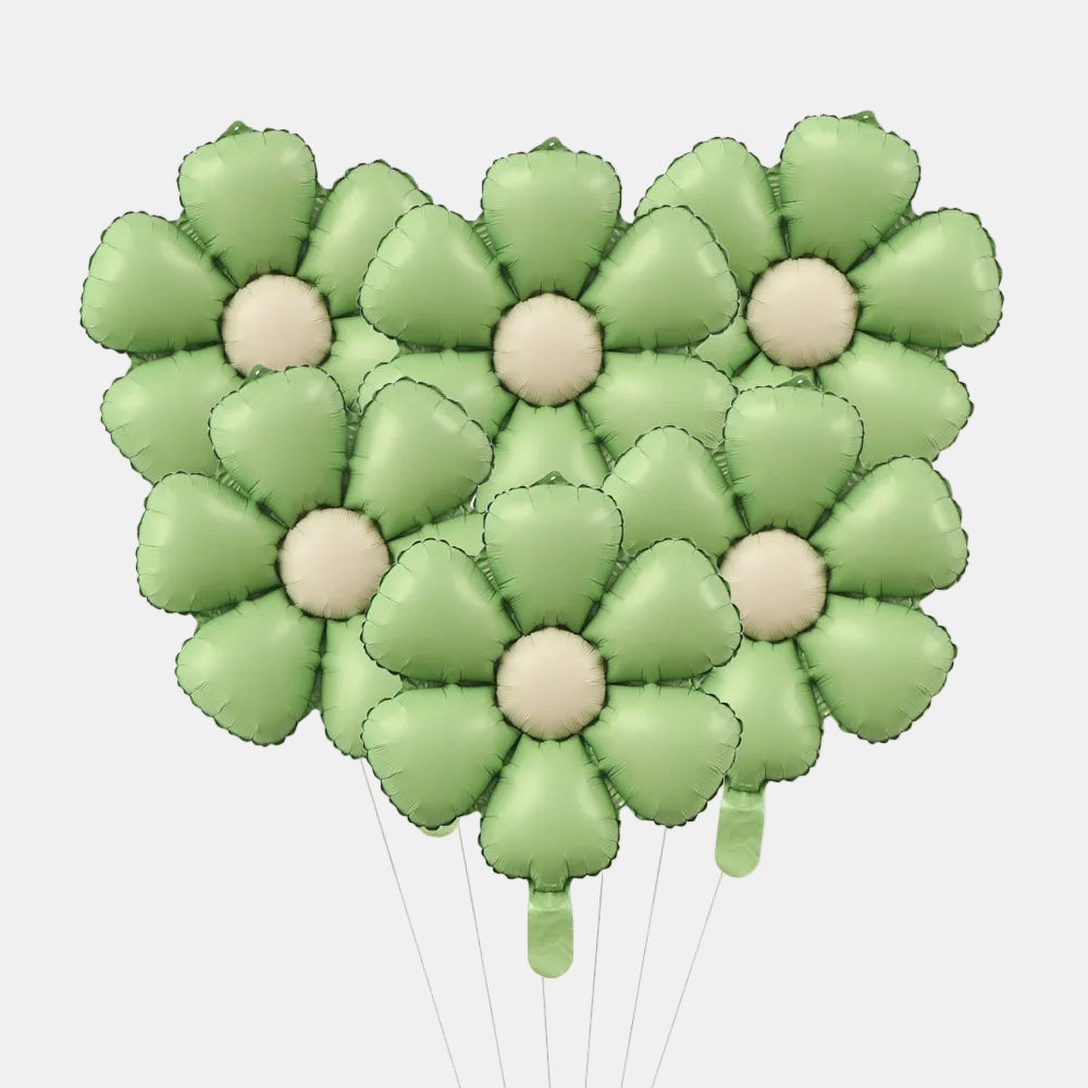 Matte Daisy Foil Balloons
