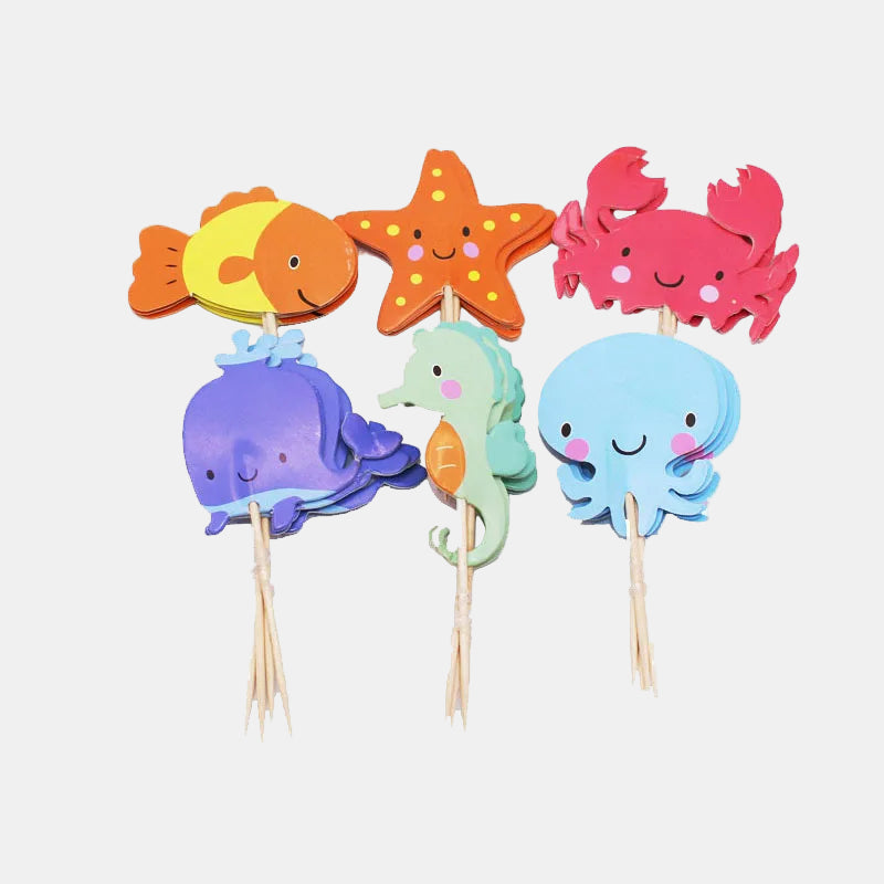 Ocean Animal Cupcake Toppers