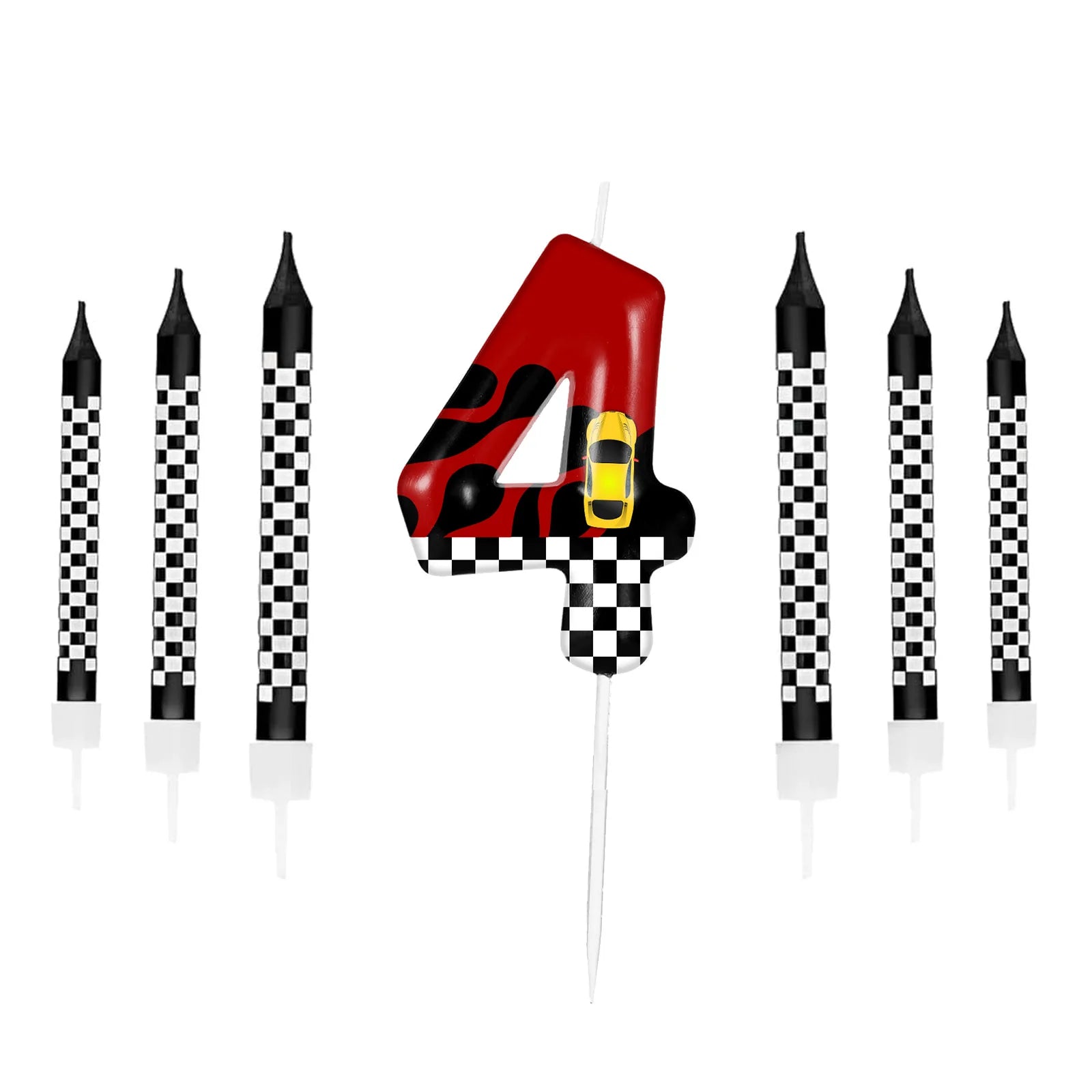 7pcs Racing Cars Candles
