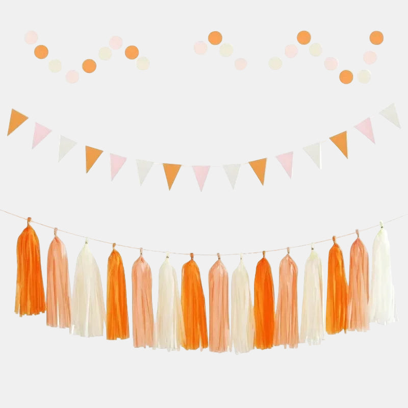 Fall Boho Party Decorations Set