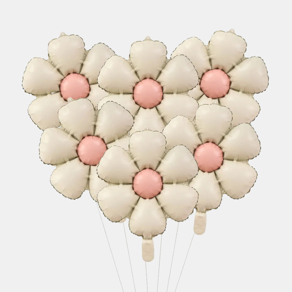 Matte Daisy Foil Balloons