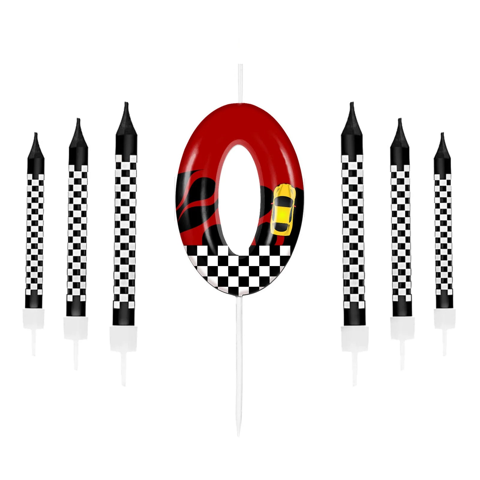 7pcs Racing Cars Candles