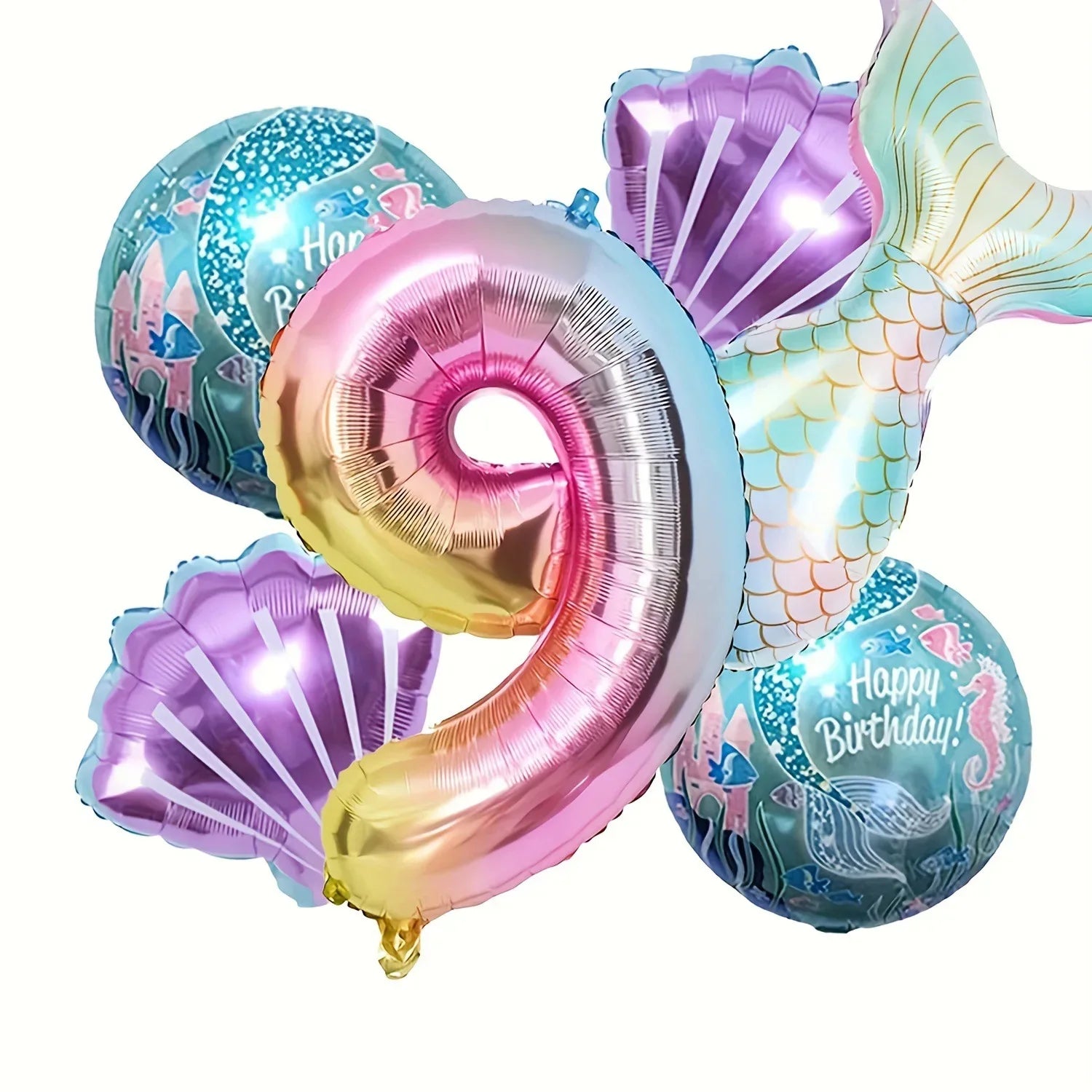 Mermaid Party Balloon Set