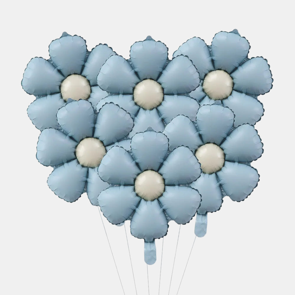 Matte Daisy Foil Balloons