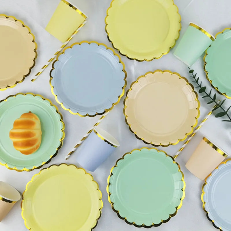 Macaron Color Disposable Cups