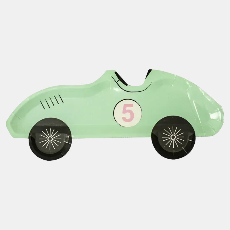 Car Shaped Paper Plates