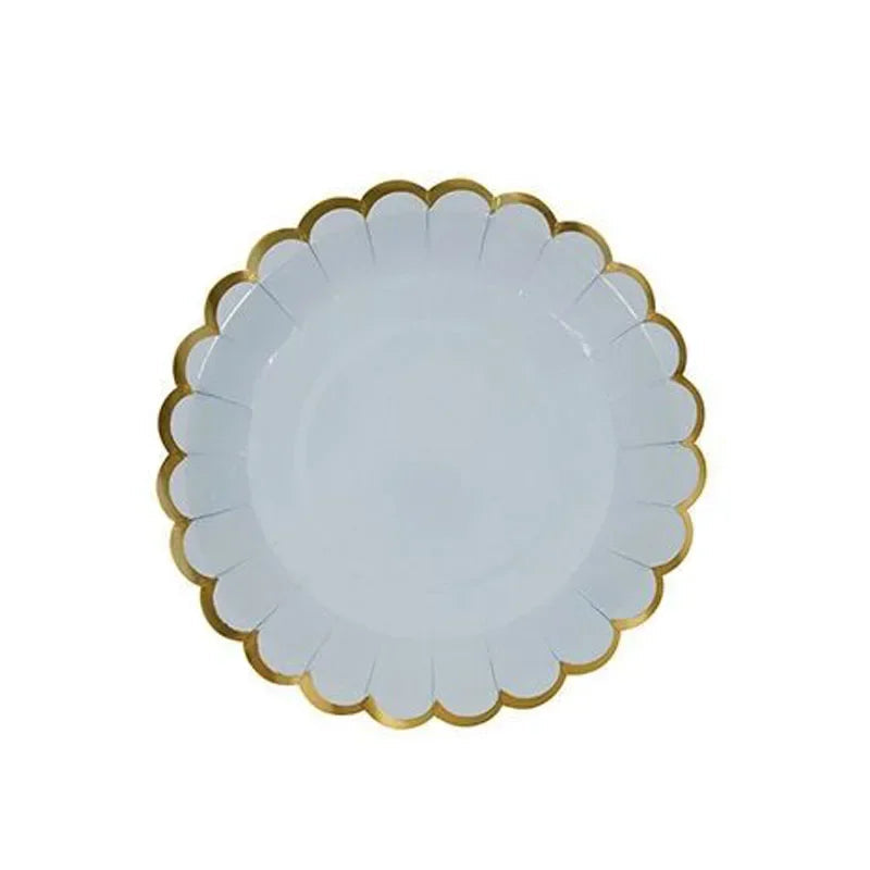 Macaron Color Disposable Plates