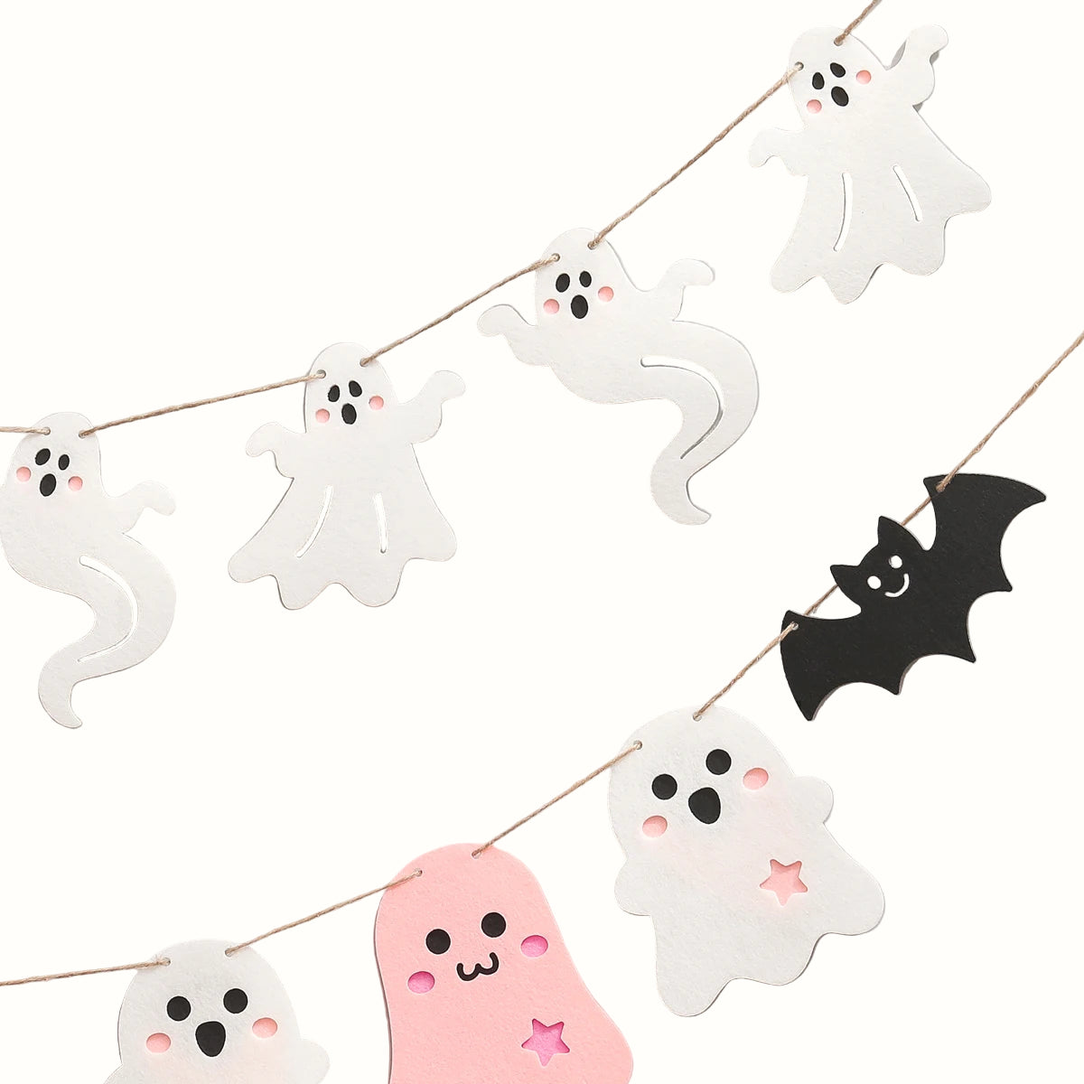 Pink Ghost Flag Banner