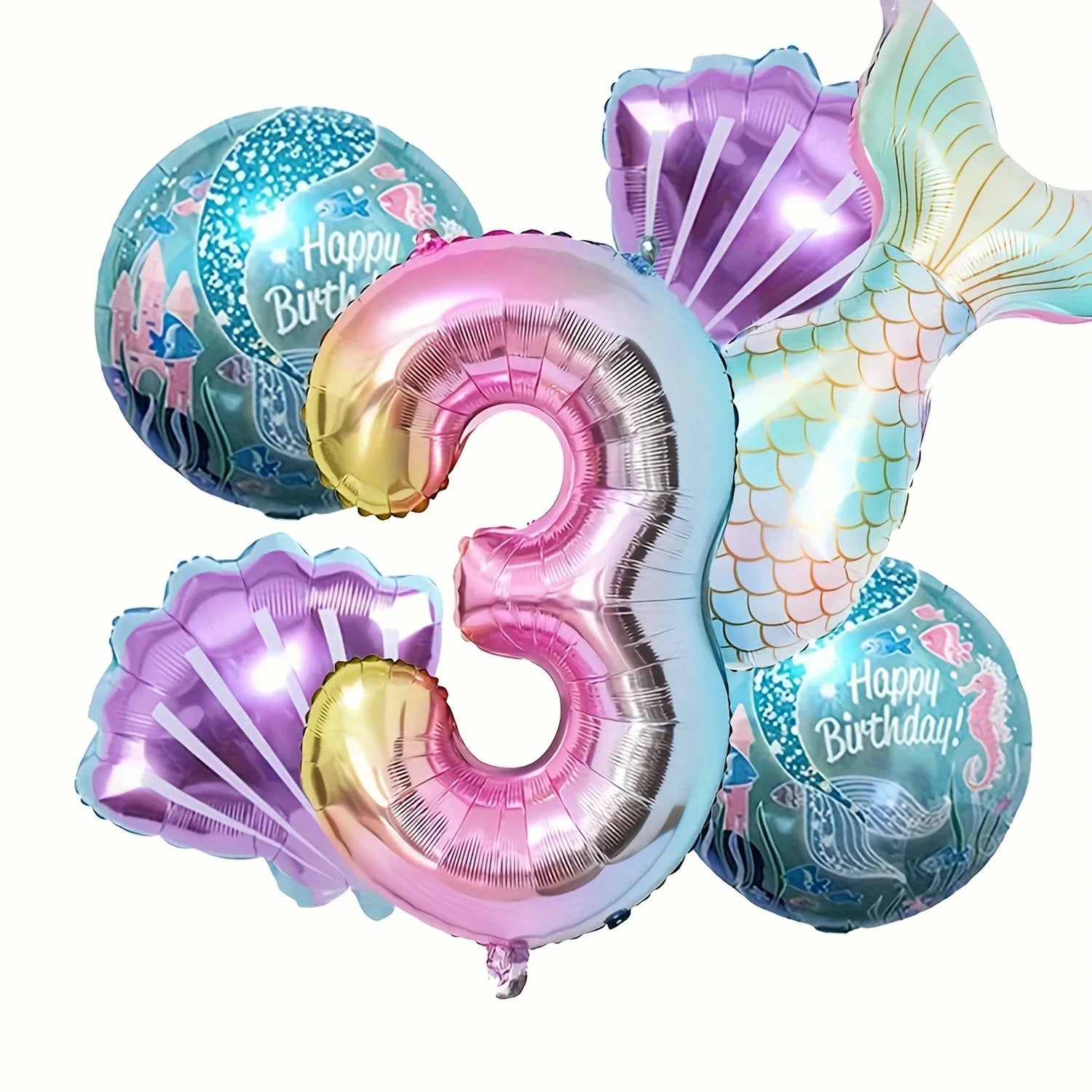 Mermaid Party Balloon Set