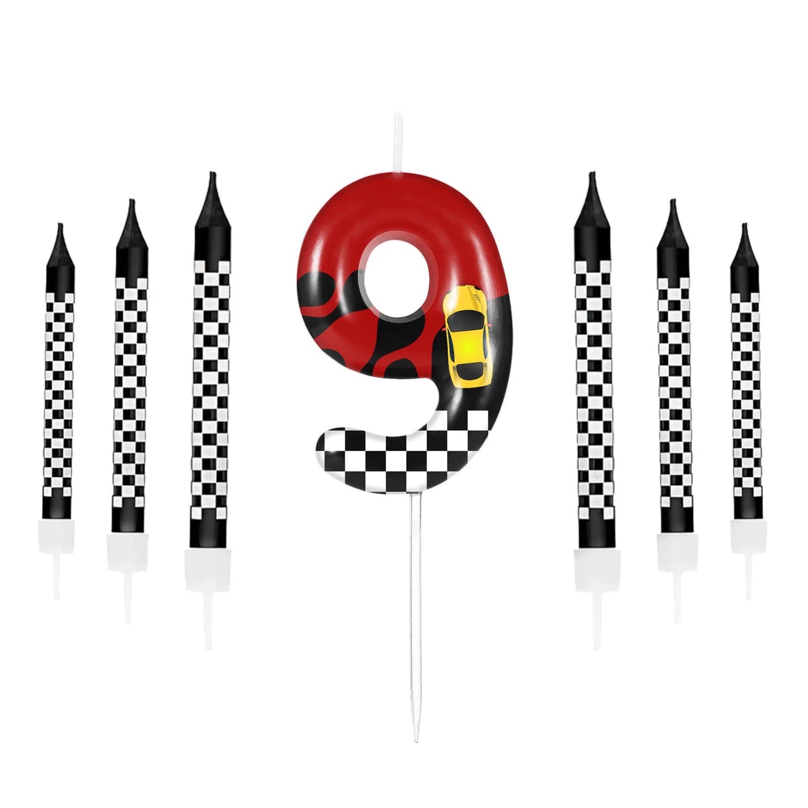 7pcs Racing Cars Candles