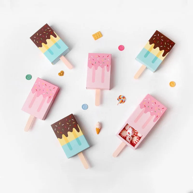 10pcs Ice Cream Candy Gift Boxes