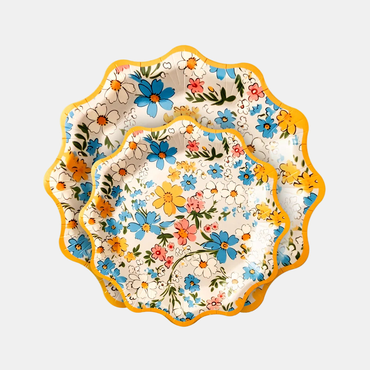 Floral Disposable Paper Trays