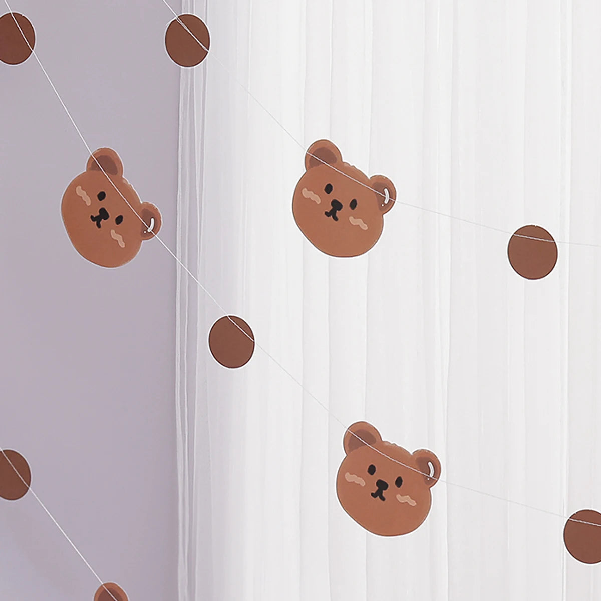 Retro Bear Birthday Banner