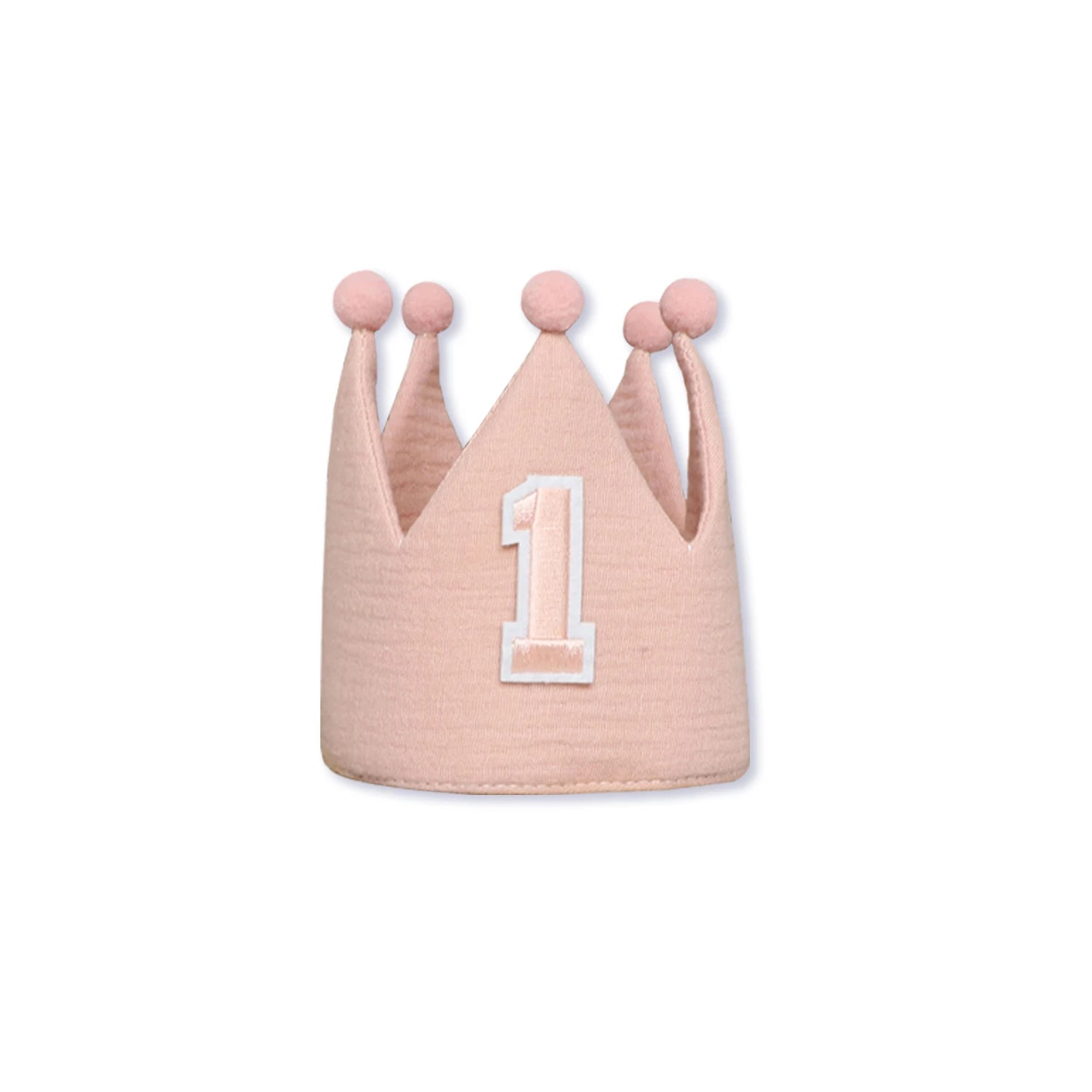 Handmade 1st Birthday Crown Hat