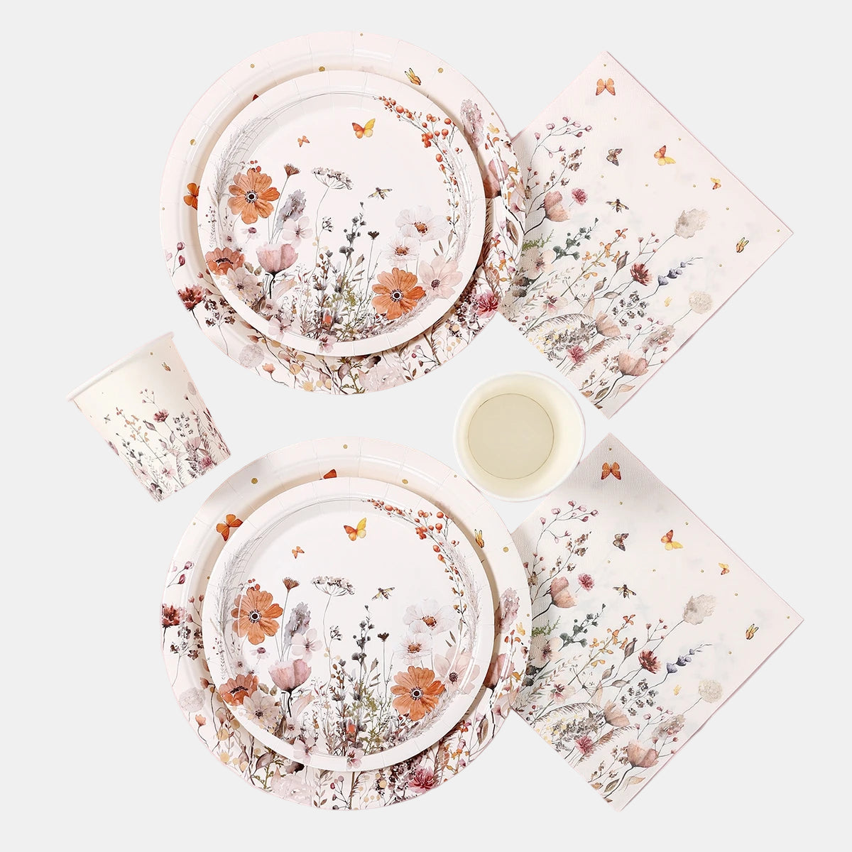 Wild Flower Disposable Cups