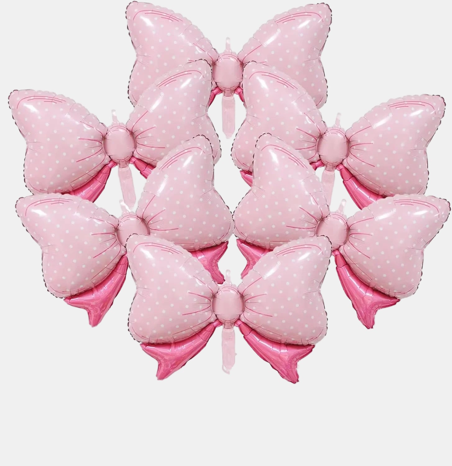 Pink Bow Foil Balloons