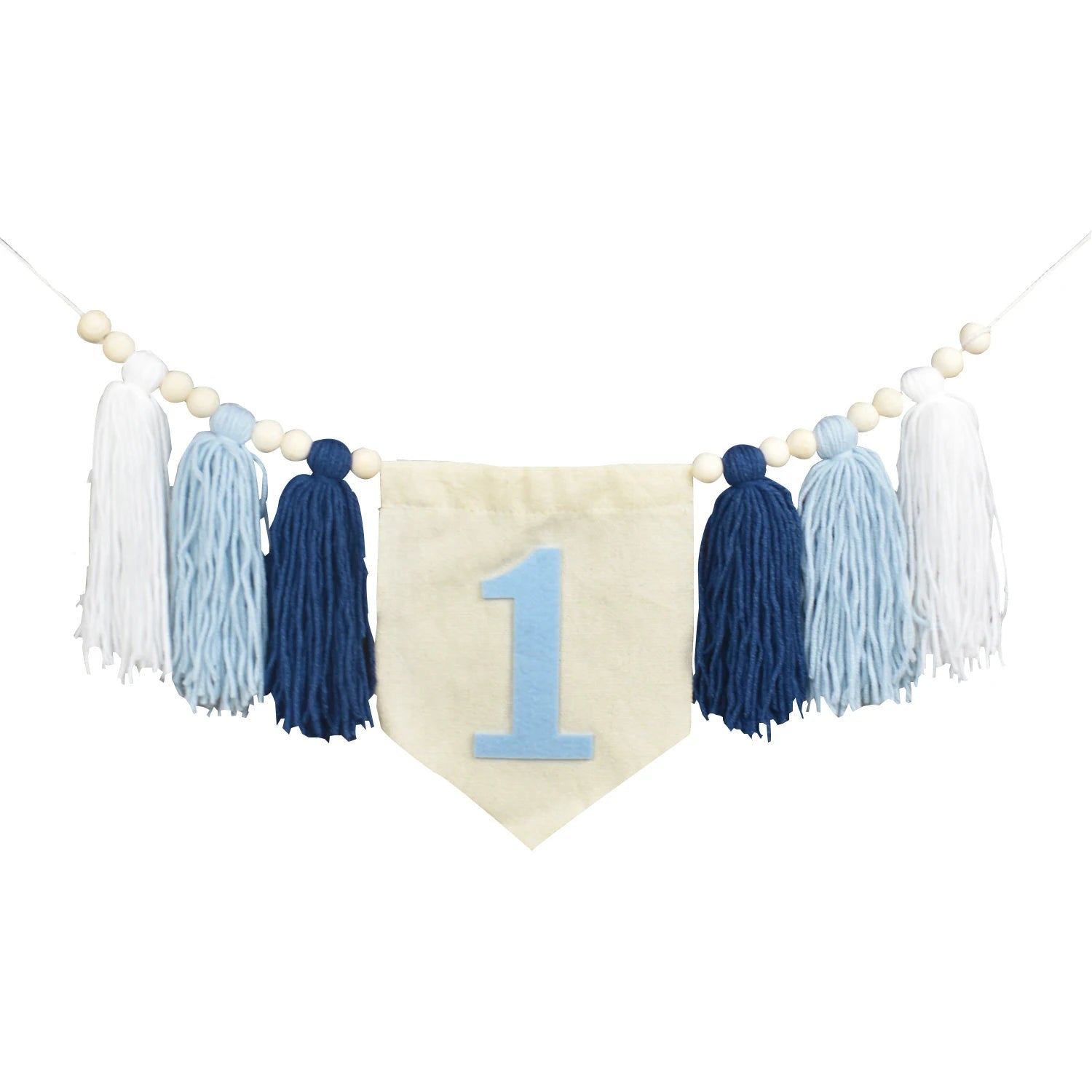 Banner de silla alta para el primer cumpleaños