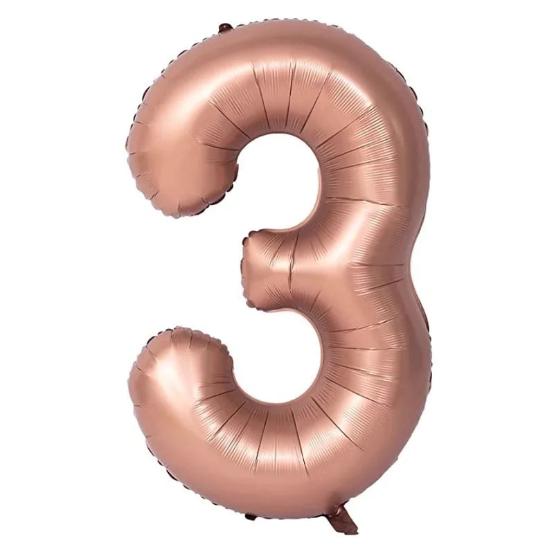 Foil Number Balloons
