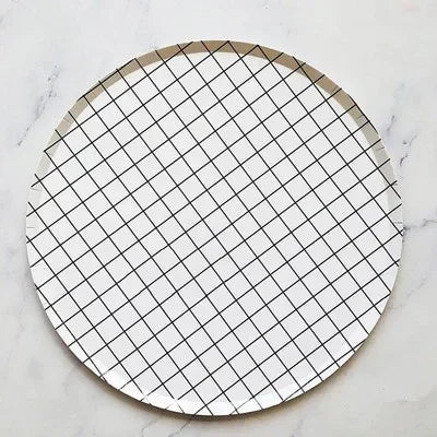 Striped Paper Plates