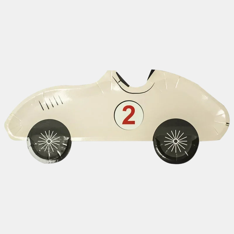 Car Shaped Paper Plates