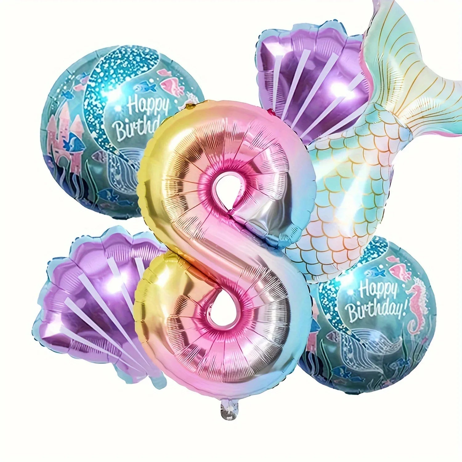 Mermaid Party Balloon Set