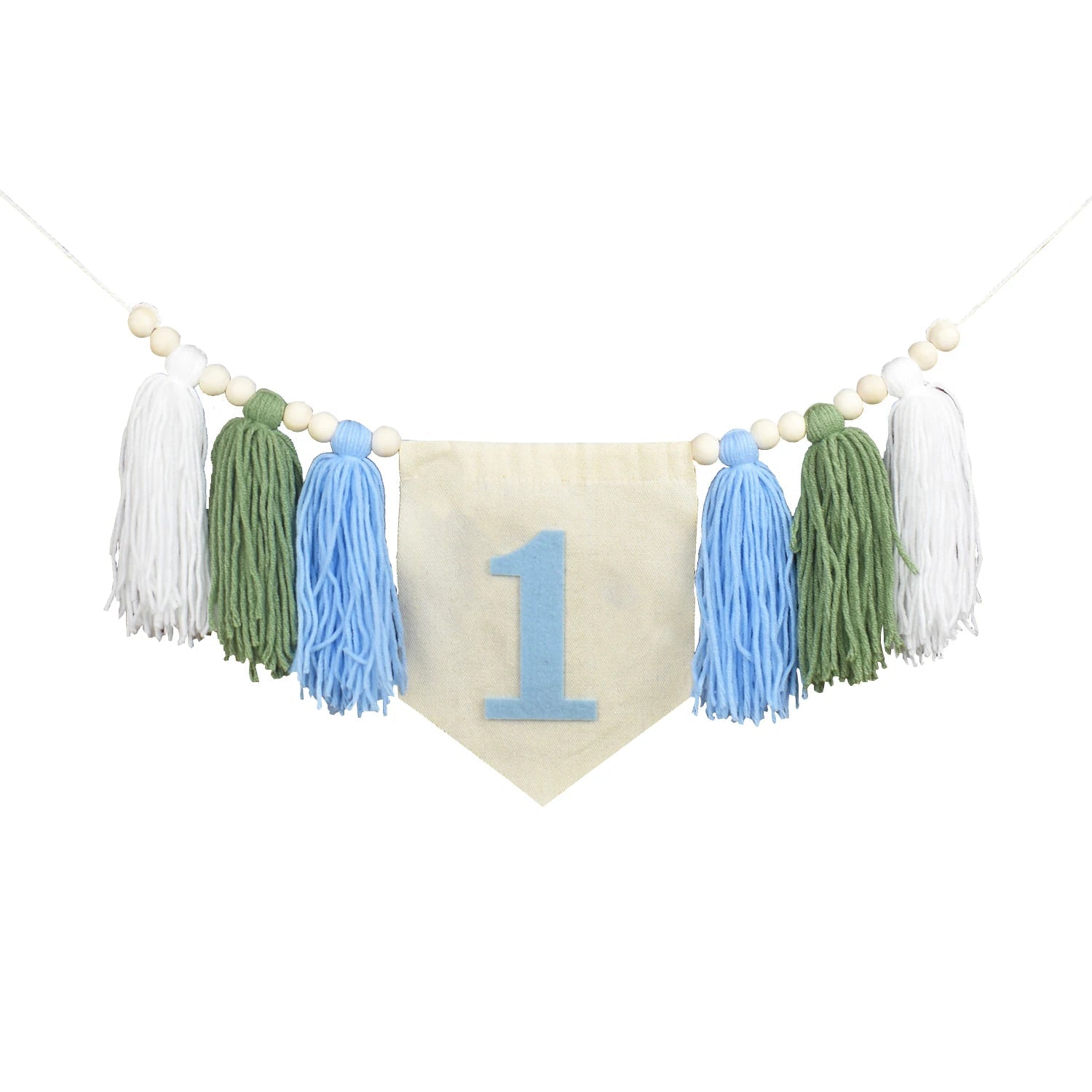 Banner de silla alta para el primer cumpleaños