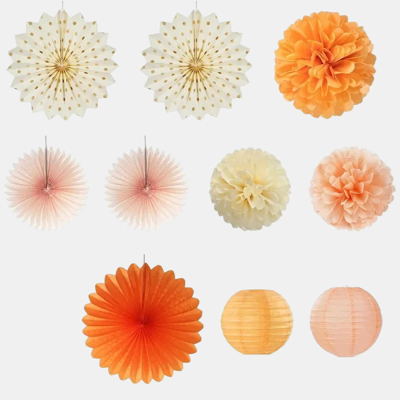 Fall Boho Party Decorations Set