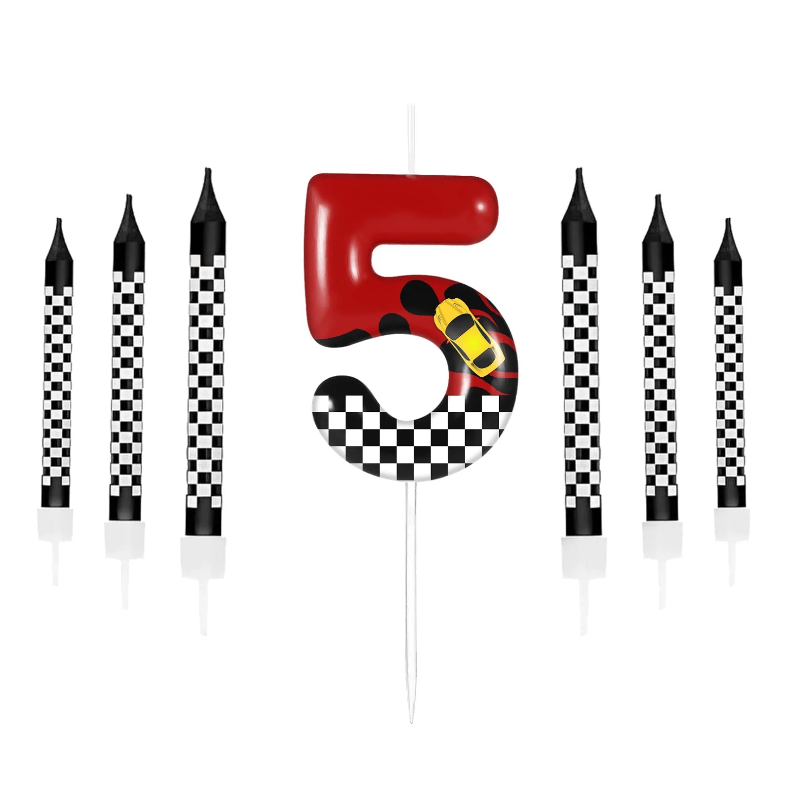 7pcs Racing Cars Candles