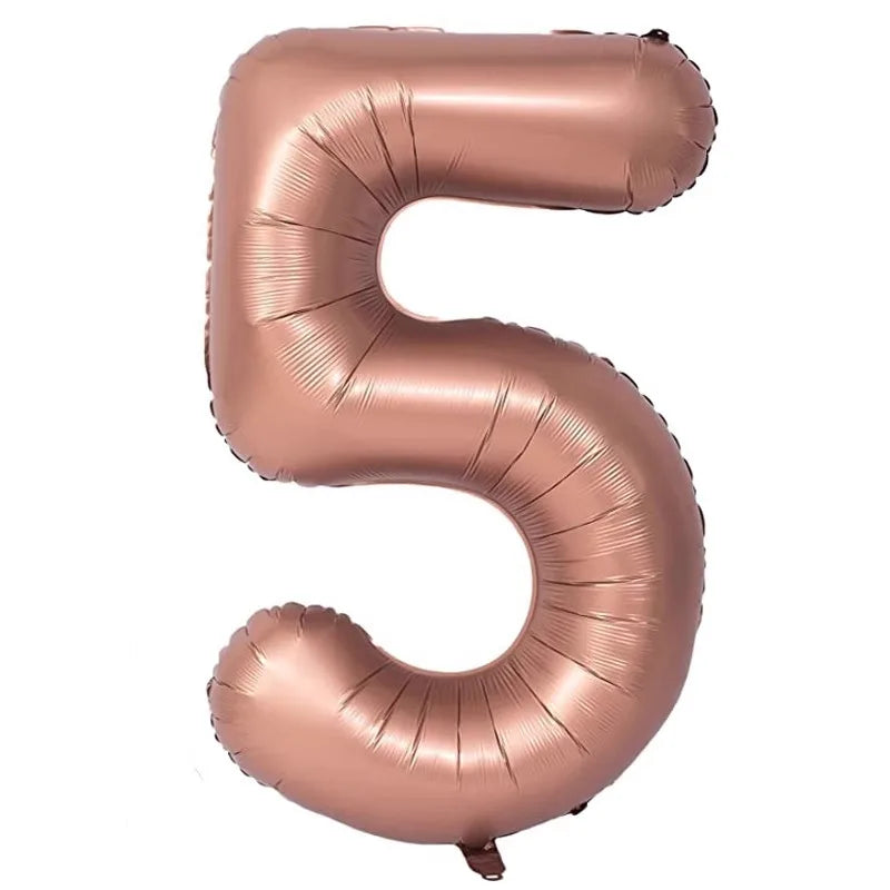 Foil Number Balloons