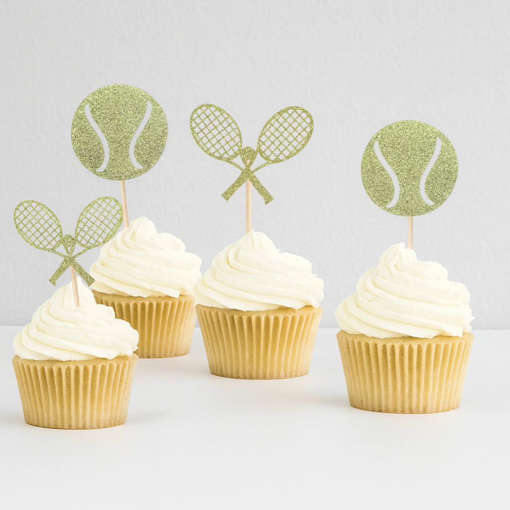 Tennis Cupcake Toppers