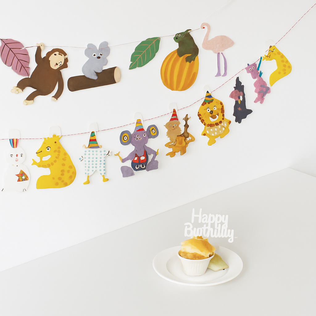 Cute Cartoon Animal Banner