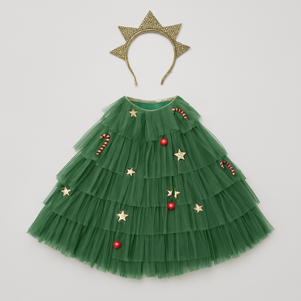 Children's Christmas Tree Cape